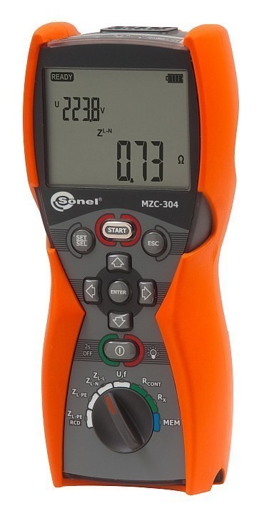 MZC-304 - измеритель параметров цепей электропитания зданий
