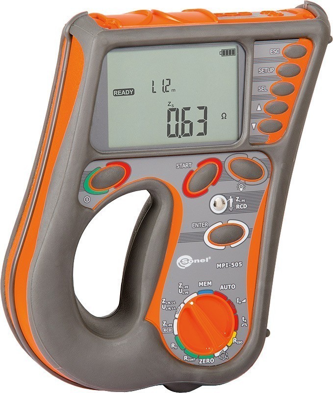 MPI-505 — измеритель параметров электробезопасности электроустановок