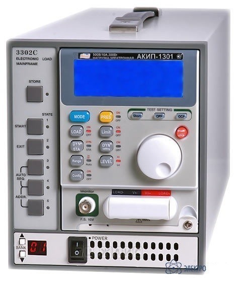 АКИП-1305 — модульная электронная нагрузка постоянного тока