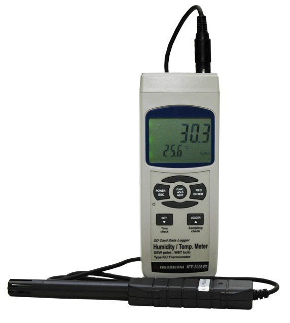 АТЕ-5035BT — измеритель-регистратор влажности и температуры с Bluetooth интерфейсом