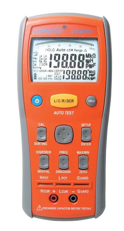 APPA 703 — цифровой портативный измеритель параметров RLC