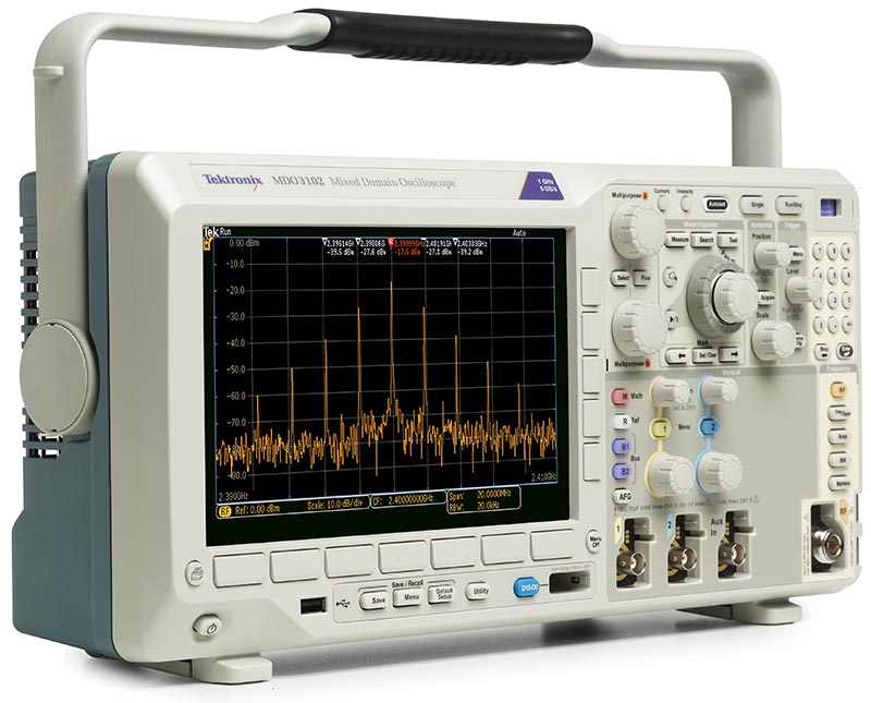 MDO3012 — цифровой осциллограф с анализатором спектра