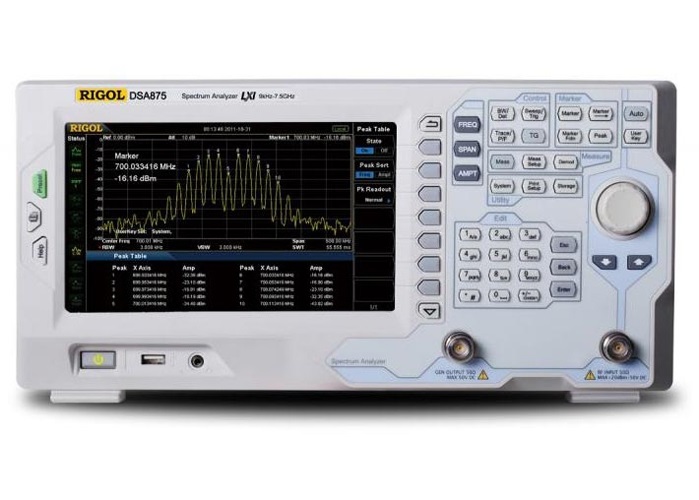 DSA875-TG — анализатор спектра с трекинг-генератором