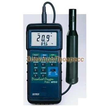 Extech 407510 - Прибор для измерения содержания растворенного кислорода для работы в тяжелых условиях