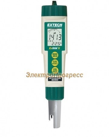Extech EC500 - Водонепроницаемый прибор ExStik® II для измерения рН/проводимости