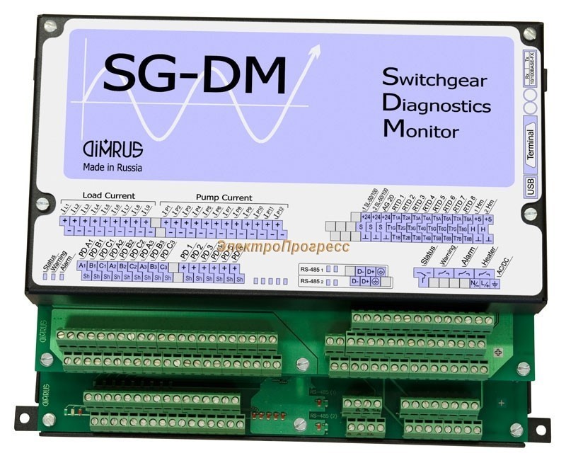 SG-DM - система мониторинга и диагностики состояния КРУ и отходящих кабельных линий