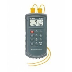 Extech 421502 - Цифровой термометр с двойным входом с термопарой типа J/К, до 1370°С