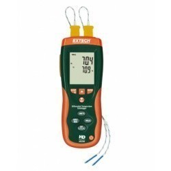 Extech HD200 - Дифференциальный термометр-регистратор двойного ввода + ИК термометр, до 1372°С