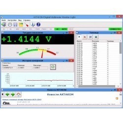 Aktakom DMM Light — программное обеспечение для мультиметров