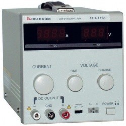 АТН-1161 — источник постоянного тока 0…6 А и напряжения 0…60 В