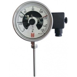 Биметаллический термометр с электроконтактамиТБ-РОС 
