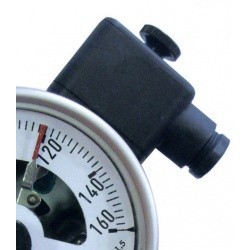 Термометр газовый показывающий с электроконтактами тип ТГП мод. Э