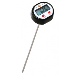 Testo мини-термометр погружной/проникающий с удлиненным наконечником — для измерений температуры воздуха, мягких или сыпучих субстанций, жидкостей