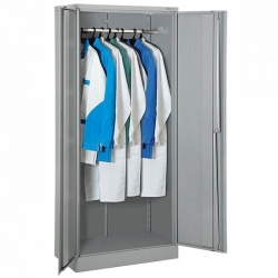 Шкаф для одежды ШО-2 ESD RAL 7035 (7012) светло-серый (темно-серый) антистатическое